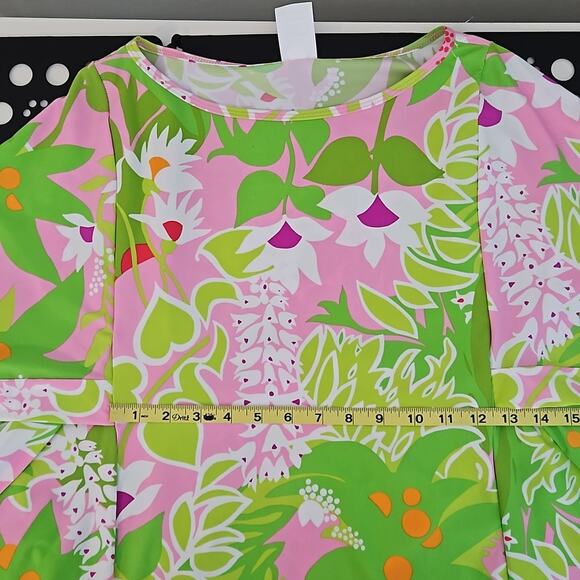 Trina Turk La Palma Swim Tunic Cover-Up Tropical Print | Women's Small - Picture 8 of 14